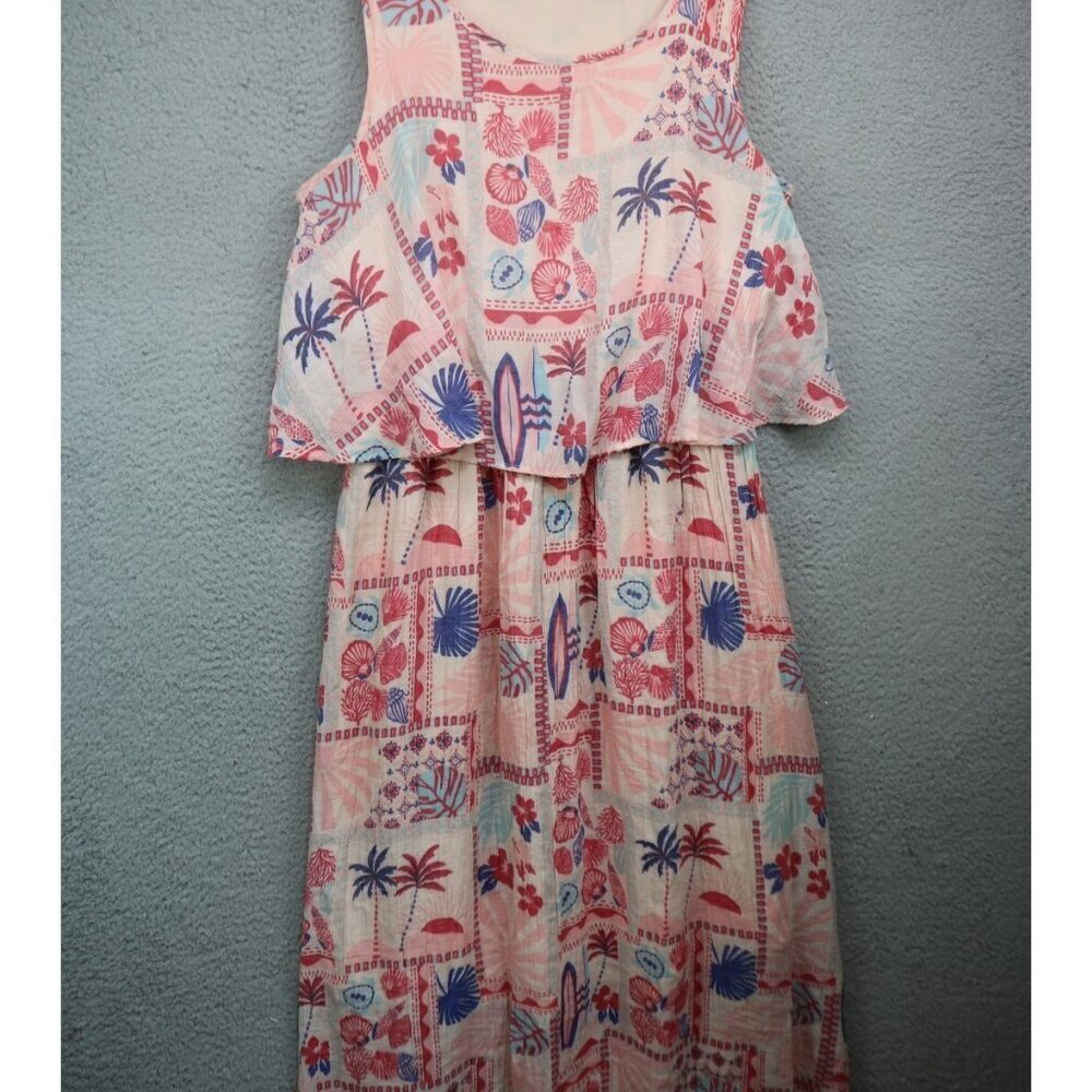 Marissa‎ Olivea Sleeveless Maxi Dress-1X-Beachy-Tropical-Boho-Resort-Cottagecore